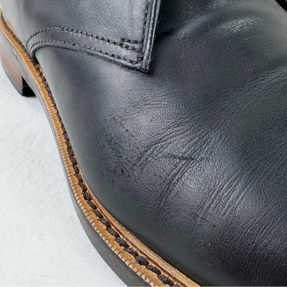Gordon Rush Black Leather Chukka Boots